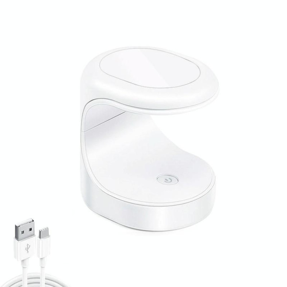 USB Mini Nail Phototherapy Lamp Nail Polish Baking Lamp, Color: White