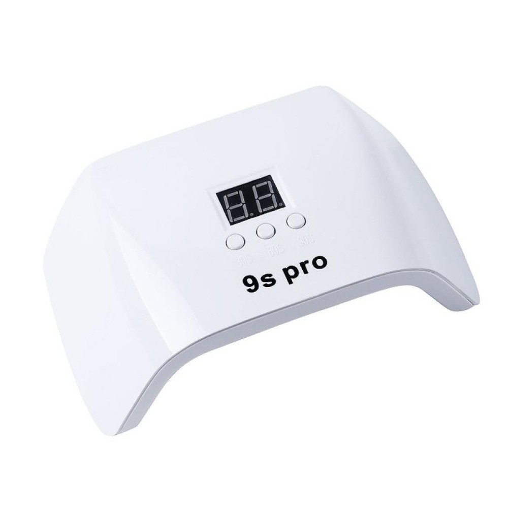 9S Pro 120W Dual Light Source Phototherapy Machine Smart Nail Lamp(White)