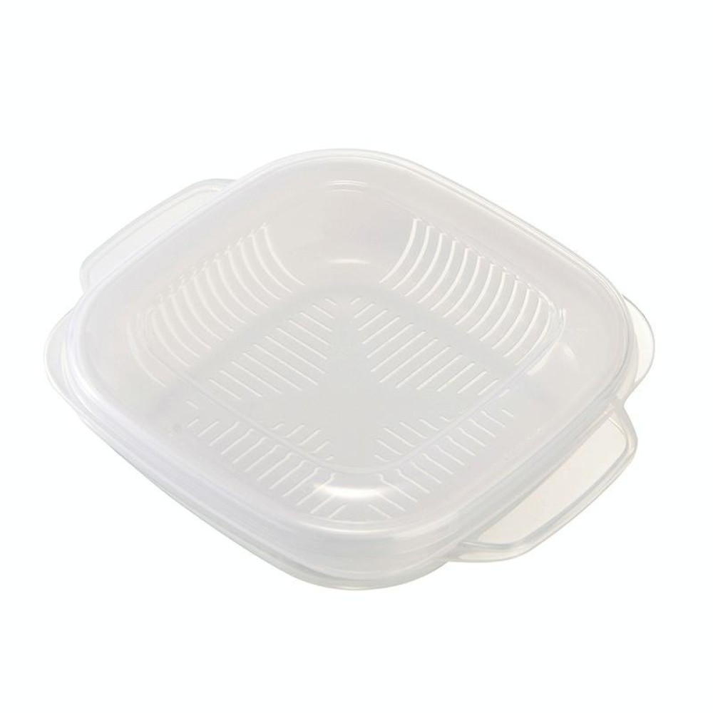 Rice Fresh-Keeping Box Freezable And Reheatable Vegetable Lunch Box(15.5x13.1x3.9cm)