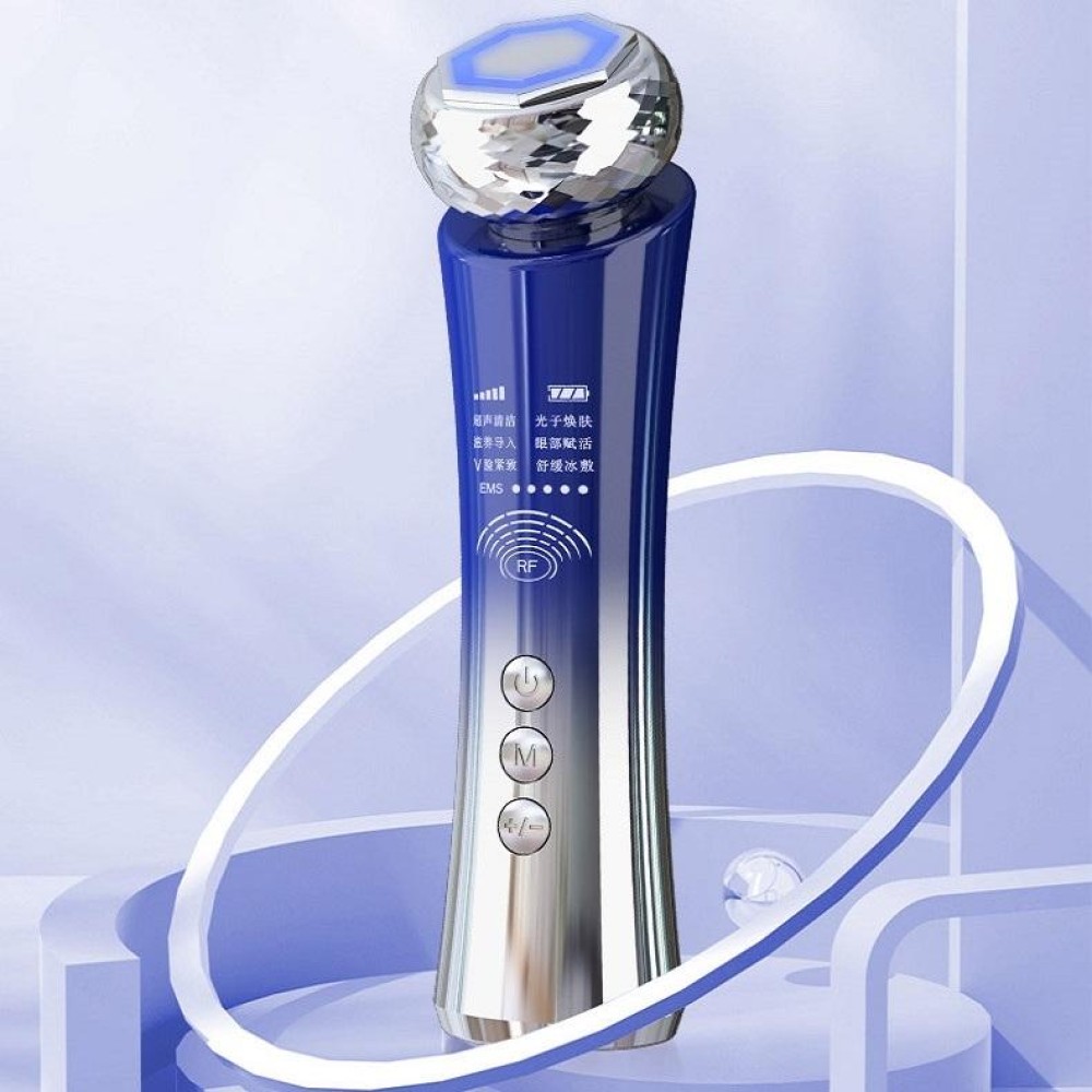 Photon Rejuvenation Beauty Instrument EMS Lifting Face Slimming Instrument(Blue)