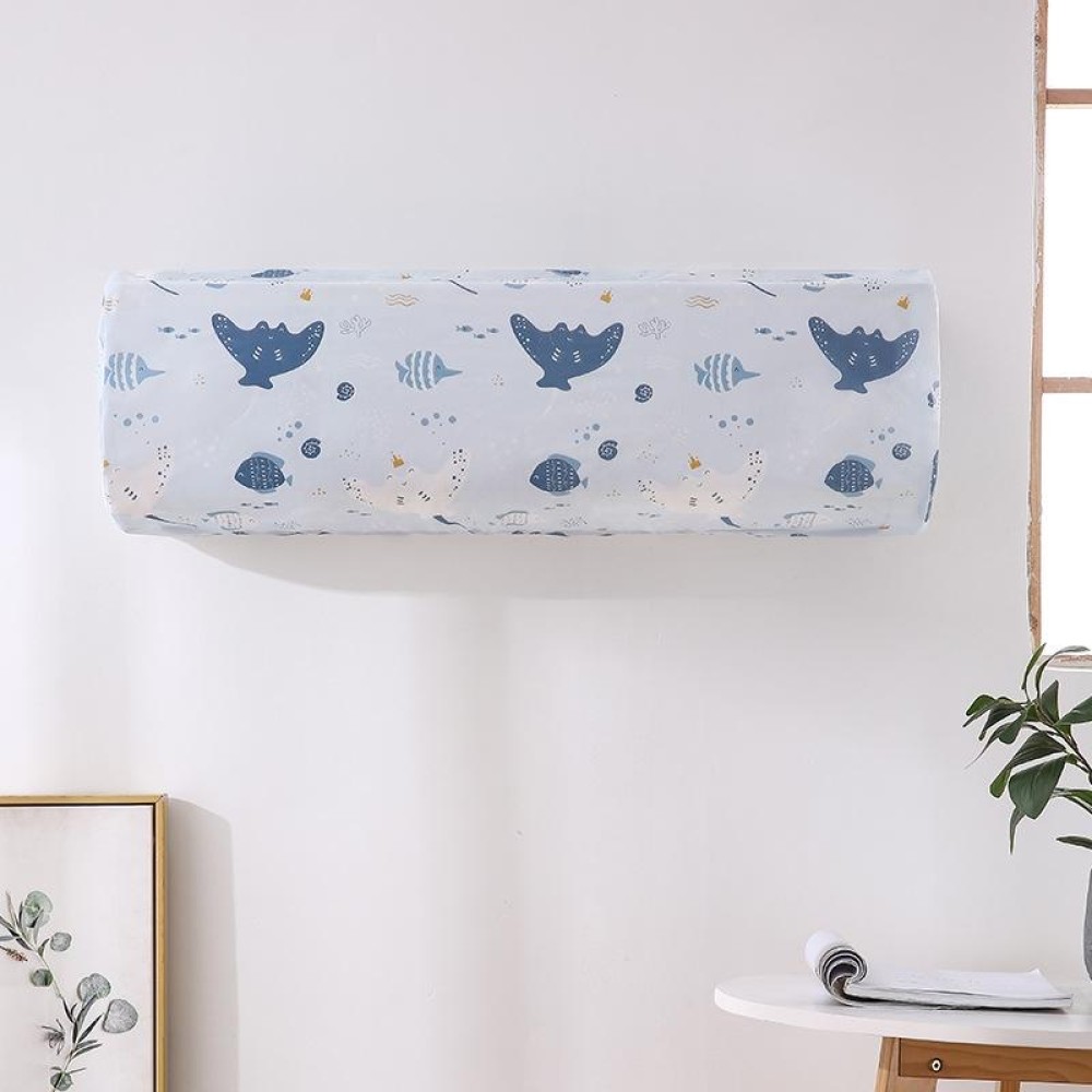 Household Hanging Air Conditioner Cartoon Dust Cover, Size: 86x31x20cm(Blue Ocean)