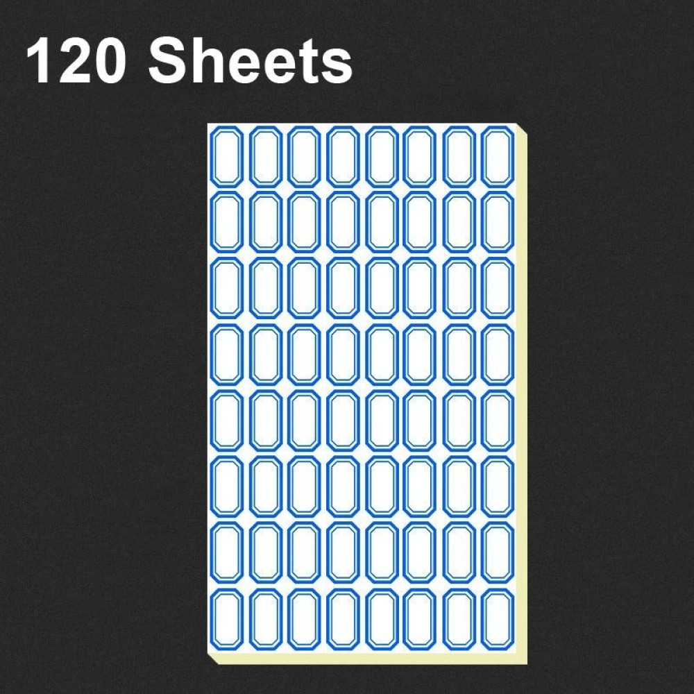 2 Bags Handwritten Self-adhesive Small Label Stickers, Specification: 4621 Blue 26x15mm