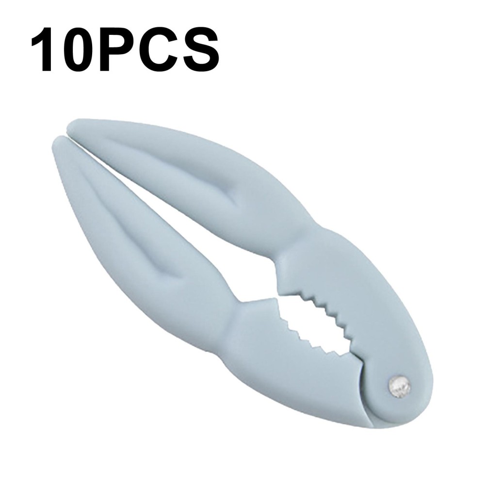 10 PCS Plastic Walnut Clip Nut Crab Claw Sheller(Blue)