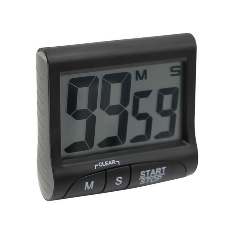 Kitchen Reminder Learning Positive Timer With Switch, Color: Black
