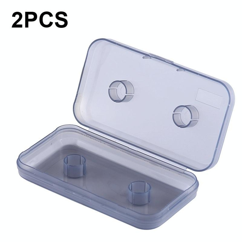 2 PCS Convenient Fishing Line Main Line Box Fishing Gear Supplies, Style: 4 Axle Box Without Axle