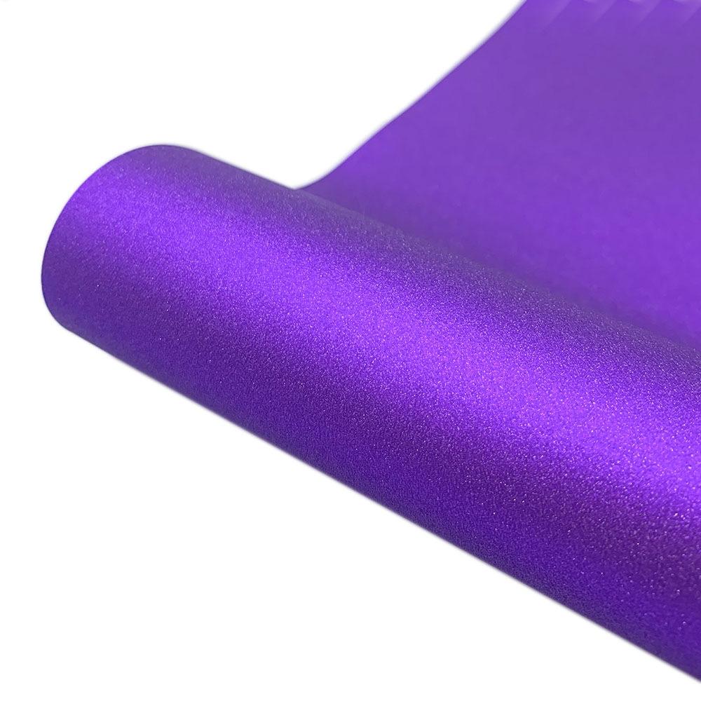 30 x 100cm Glitter Adhesive Craft Permanent Vinyl Film For Cup Wall Glass Decor(Purple)