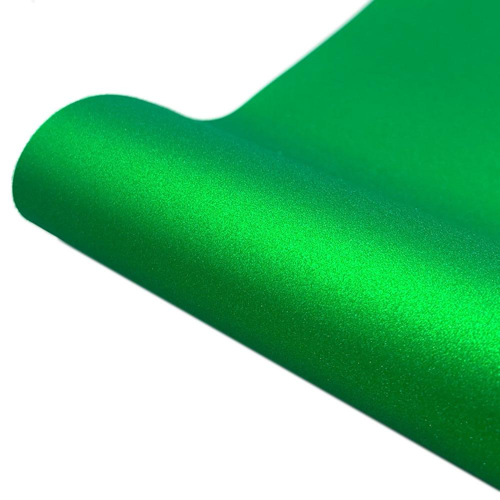 30 x 30cm Glitter Adhesive Craft Permanent Vinyl Film For Cup Wall Glass Decor(Green)