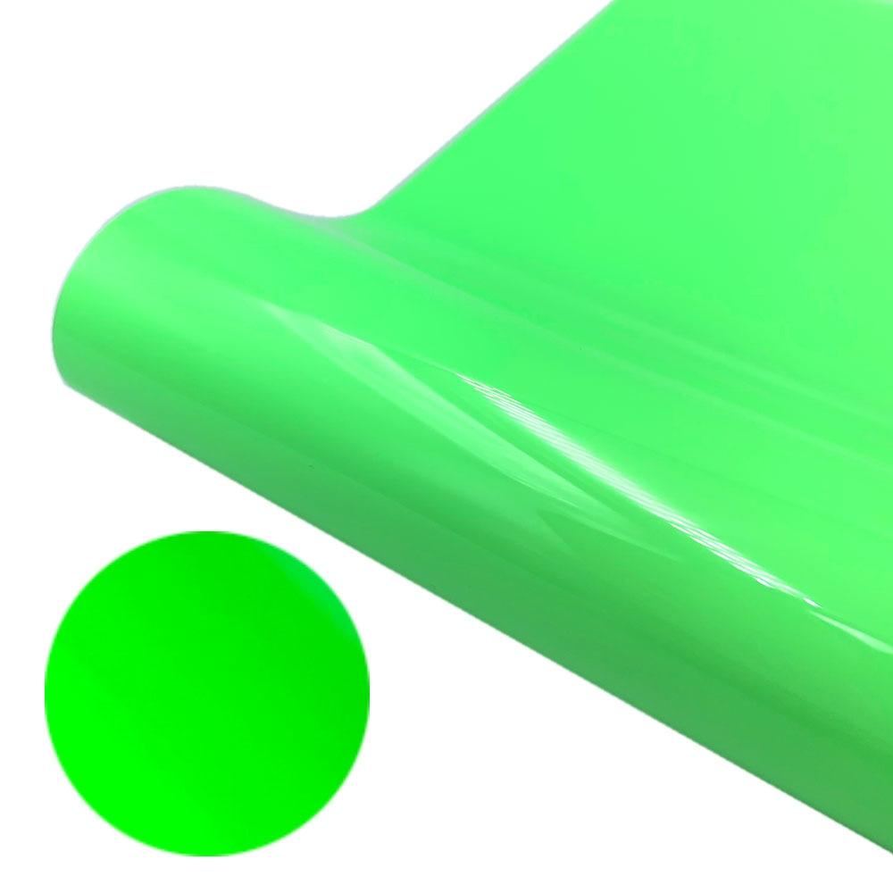 20 x 50cm Luminous PU Engraving Film Heat Transfer Vinyl(Green Glowing Green Light)