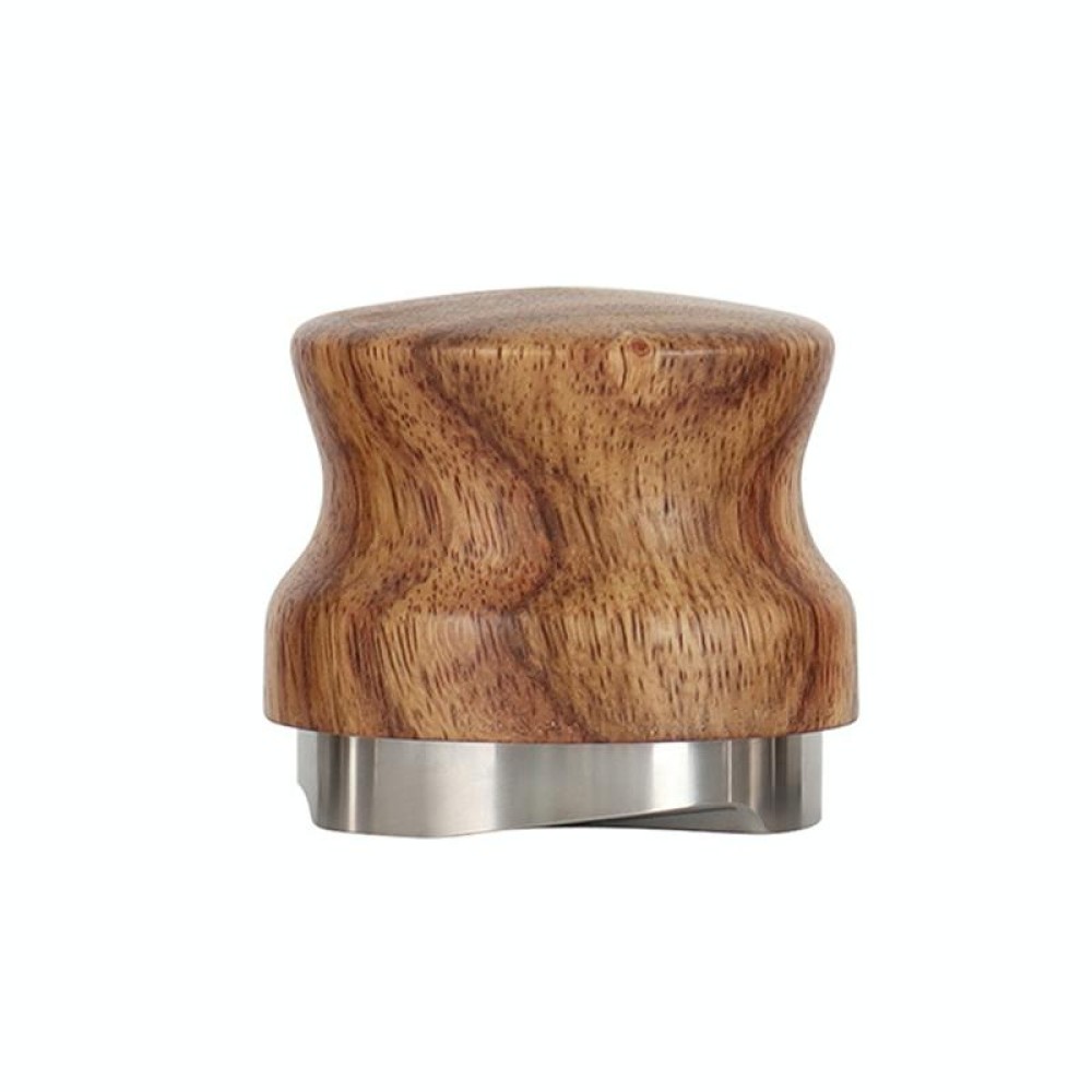 58 mm Pear Wood Stainless Steel Coffee Compressor