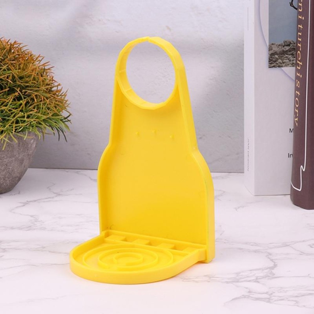 Foldable Laundry Detergent Drip Catcher Tray Cup Holder Soap Dispenser Gadget(Yellow)
