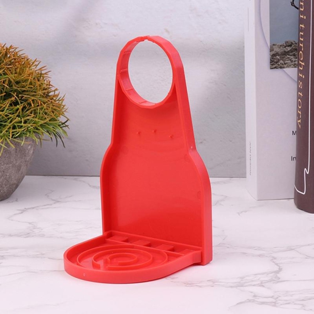 Foldable Laundry Detergent Drip Catcher Tray Cup Holder Soap Dispenser Gadget(Red)