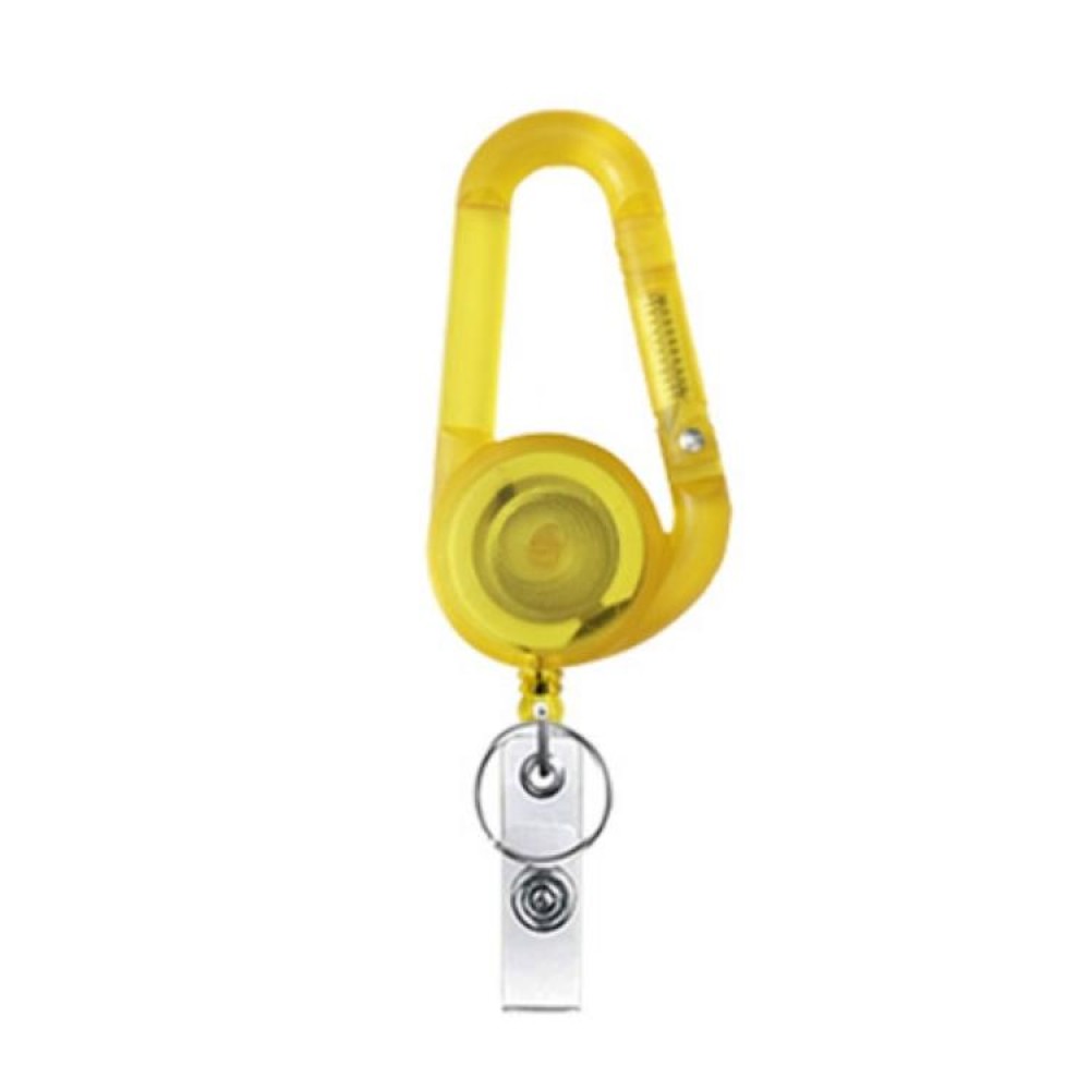 Retractable Mountain Buckle Keychain(Yellow)
