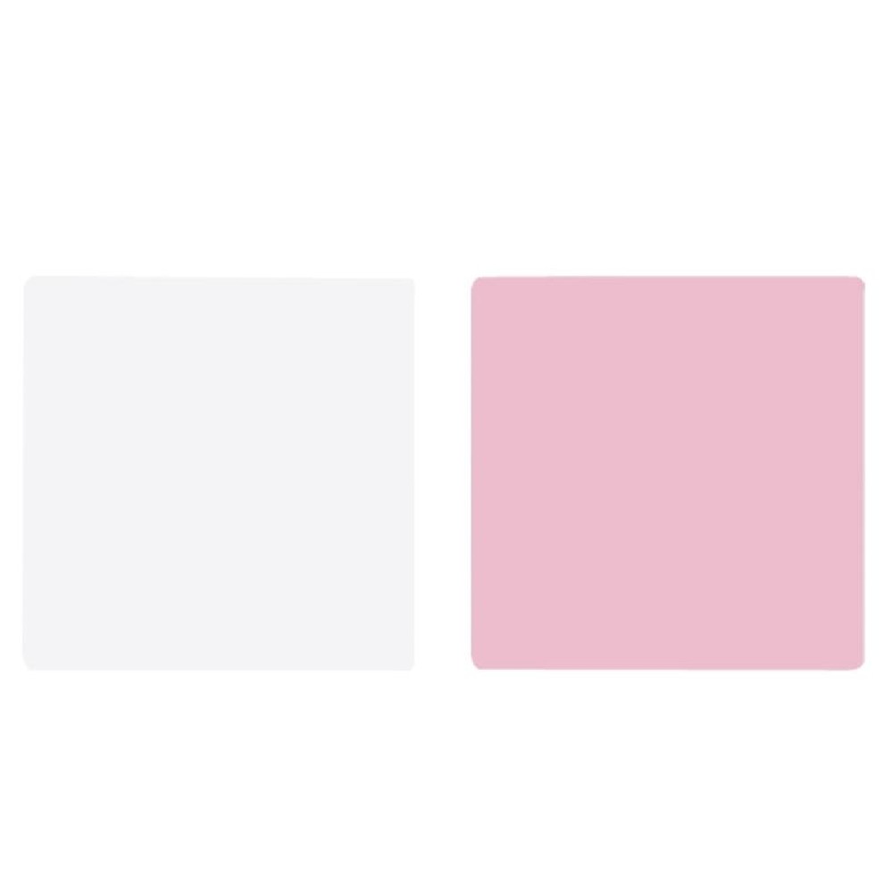 40x40CM Double-sided Photography Background Board Food Photo Props(White / Skin Pink)