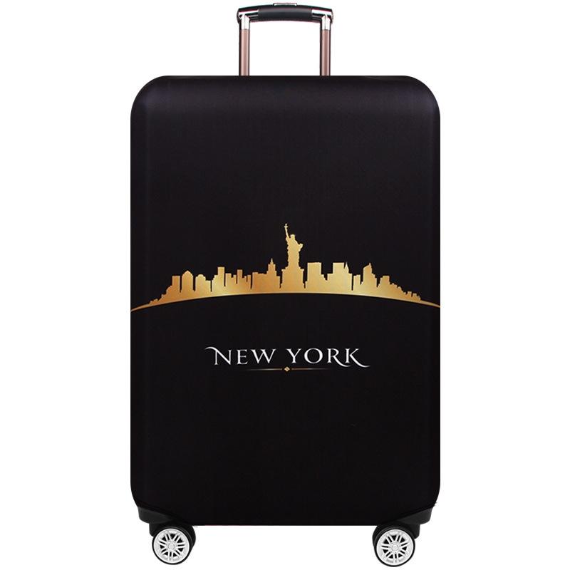 Luggage Thickening Wear-resistant Elastic Anti-dust Protection Cover, Size: S(Lady Liberty)