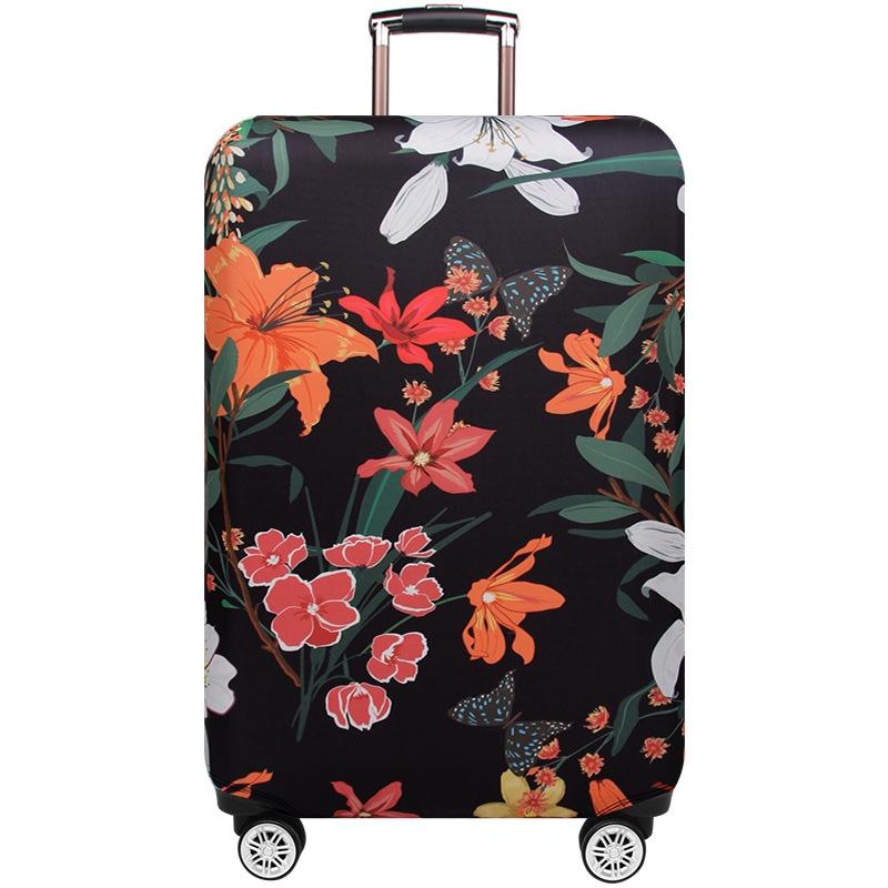 Luggage Thickening Wear-resistant Elastic Anti-dust Protection Cover, Size: S(Butterfly Lovers)