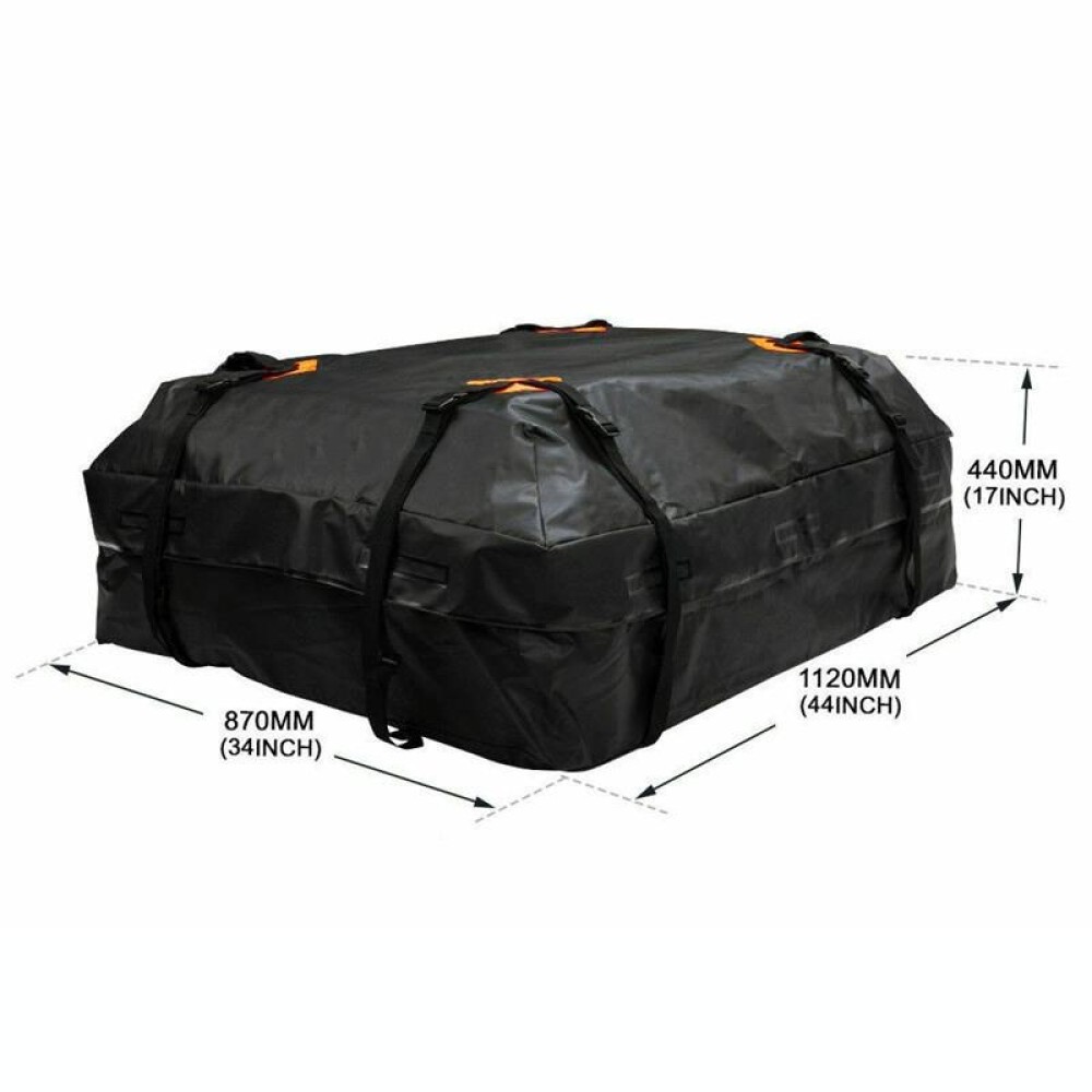 600D Oxford Cloth Car Roof Waterproof Luggage Storage Bag, Style: Roof Pack