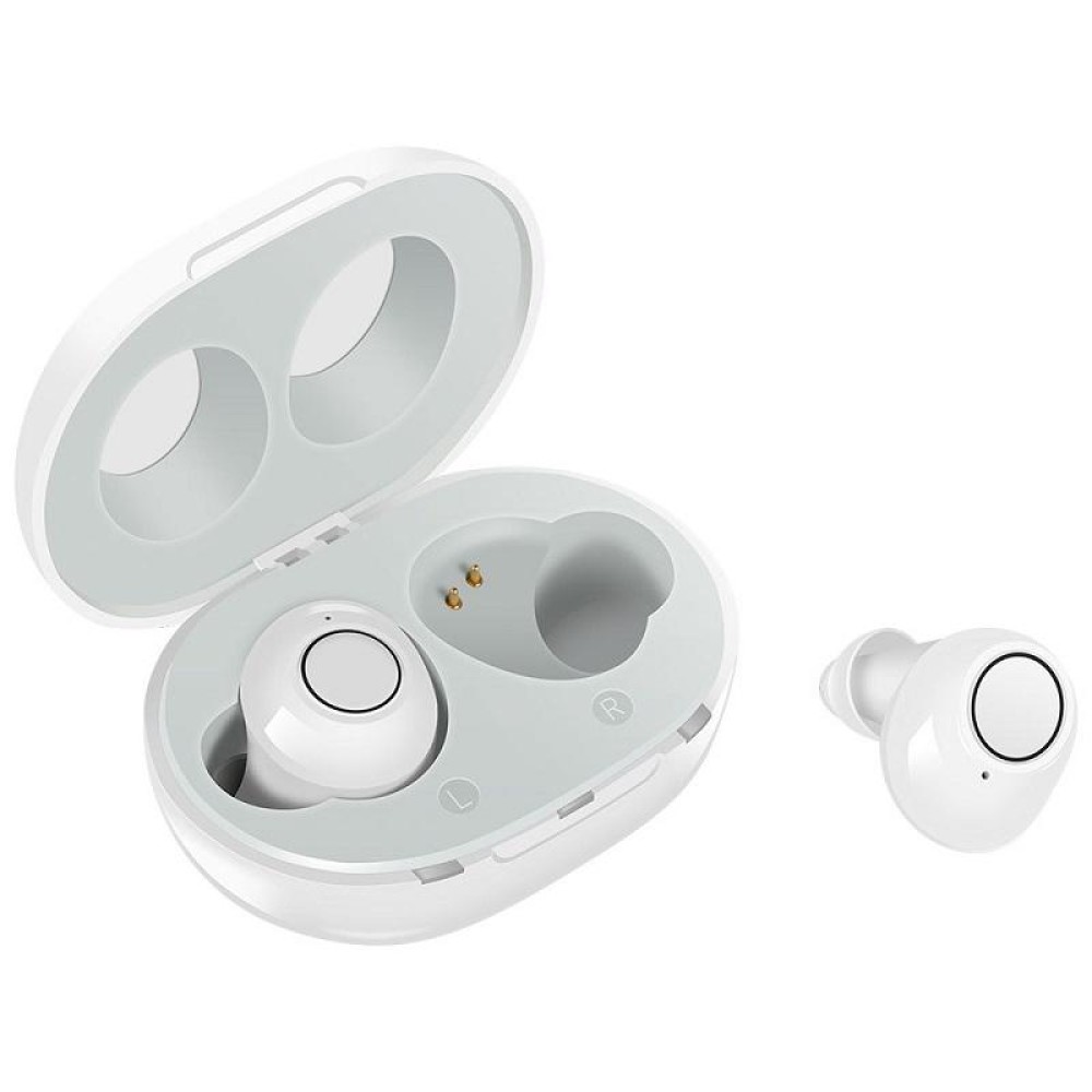 TWS In-Ear Sound Amplifier For Elderly Hearing Aid Headphones(White)
