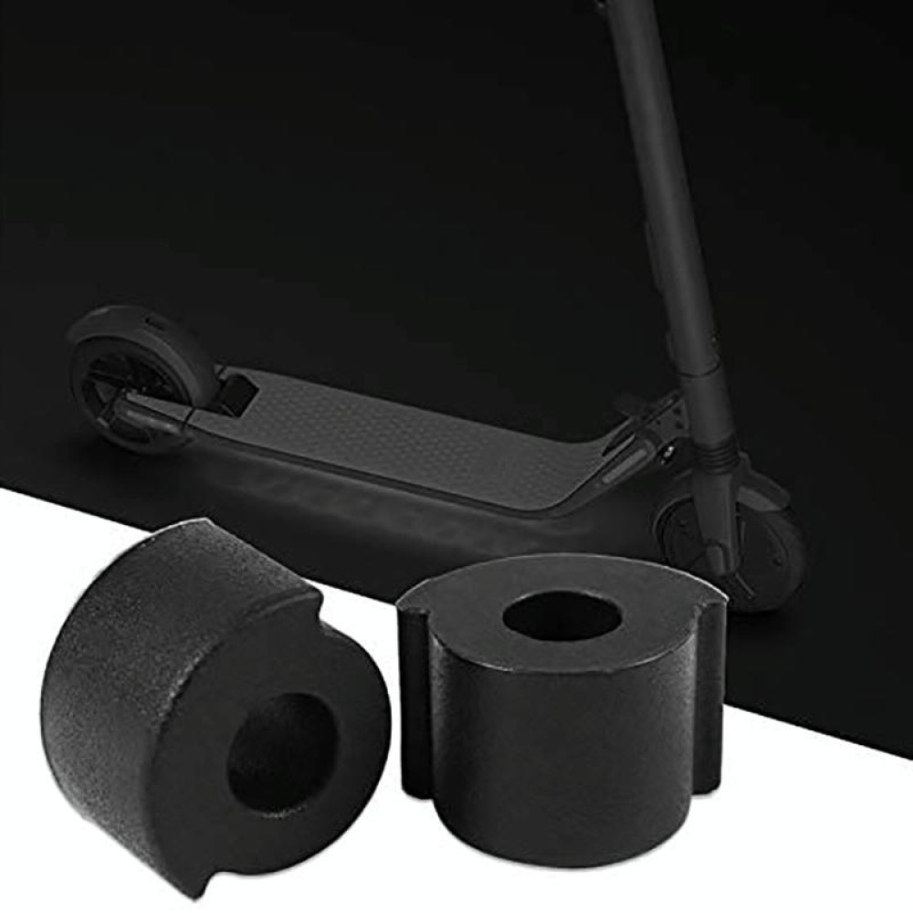 2 PCS For Ninebot ES2 Scooter Folding Parts Silicone Shock Pad(Black)