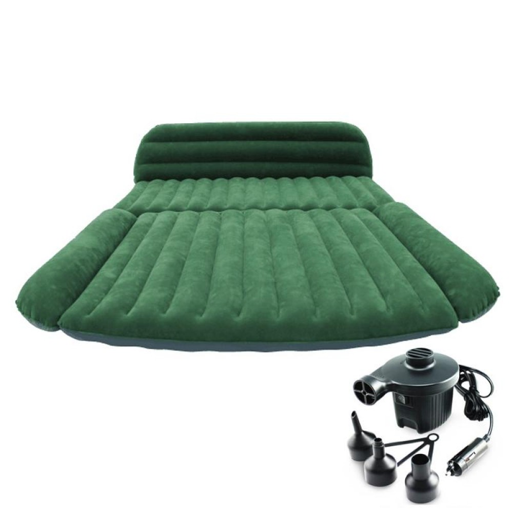 ZQ-418 SUV Rear Trunk Inflatable Bed Cushion Travel Universal Air Bed(Dark Green)