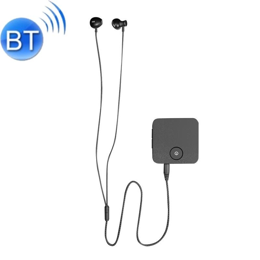 U20 Lavalier Bluetooth Sound Collector Smart Auxiliary Bluetooth Headset(Black)