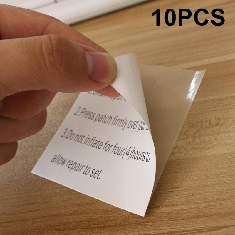 10 PCS 7x7cm TPU Transparent Repair Patch Tent Swim Ring Waterproof Patch Adhesive
