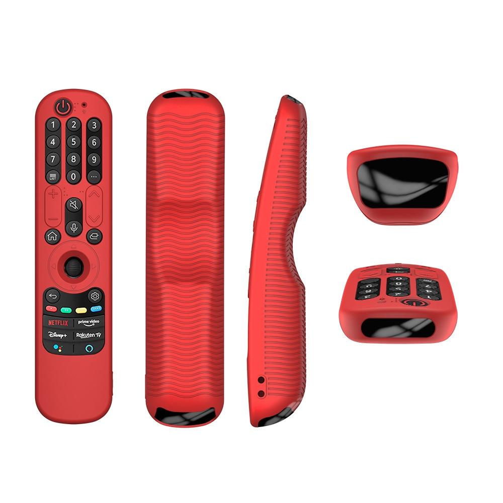 For LG An-MR21GC / AN-MR21N / AN-MR21GA TV Remote Control Silicone Protective Case(Red)
