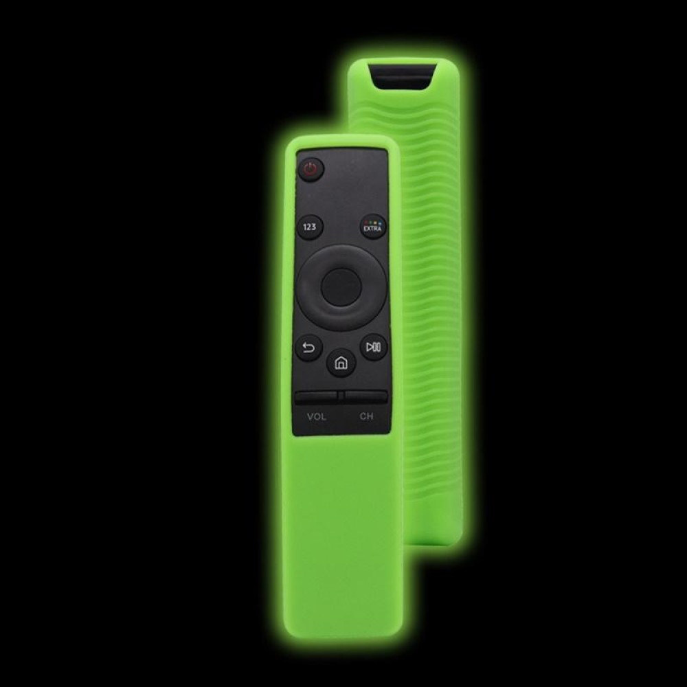 For Samsung BN59 Series Smart TV Remote Control Non-Slip Silicone Protective Case(Luminous Green)