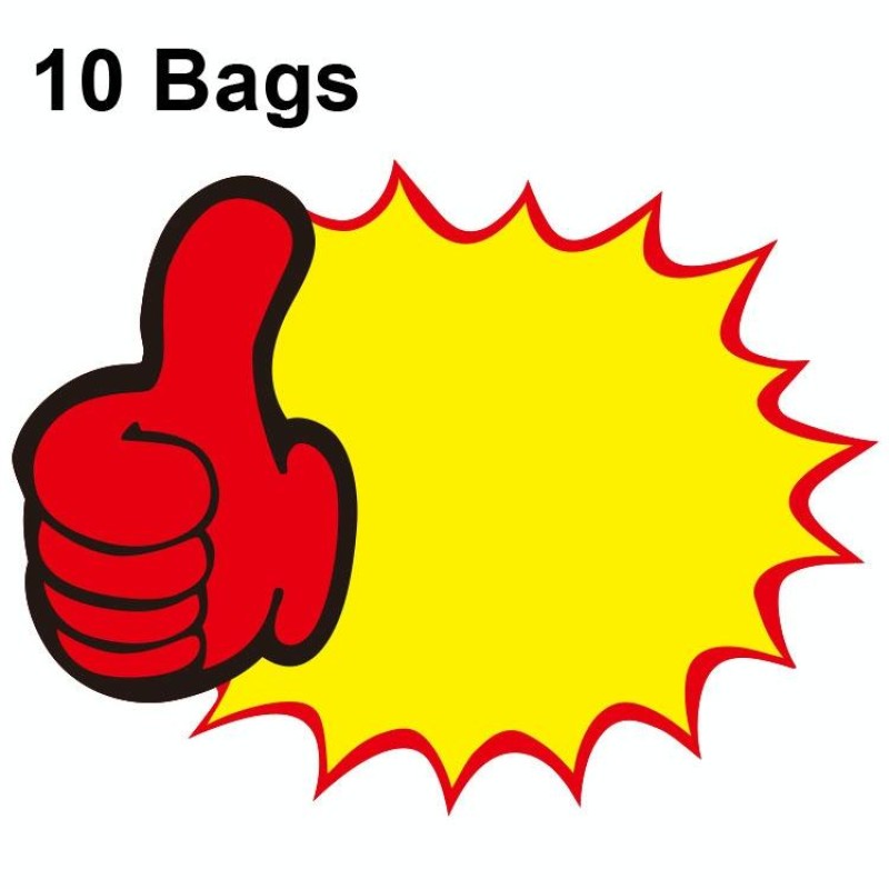 XD-541 10bags 25x19cm Explosion Sticker Product Price Tag Supermarket Price Label
