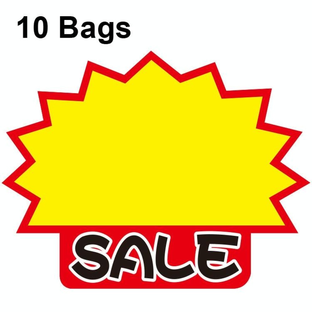 WM-102 10bags 18x14cm Explosion Sticker Product Price Tag Supermarket Price Label