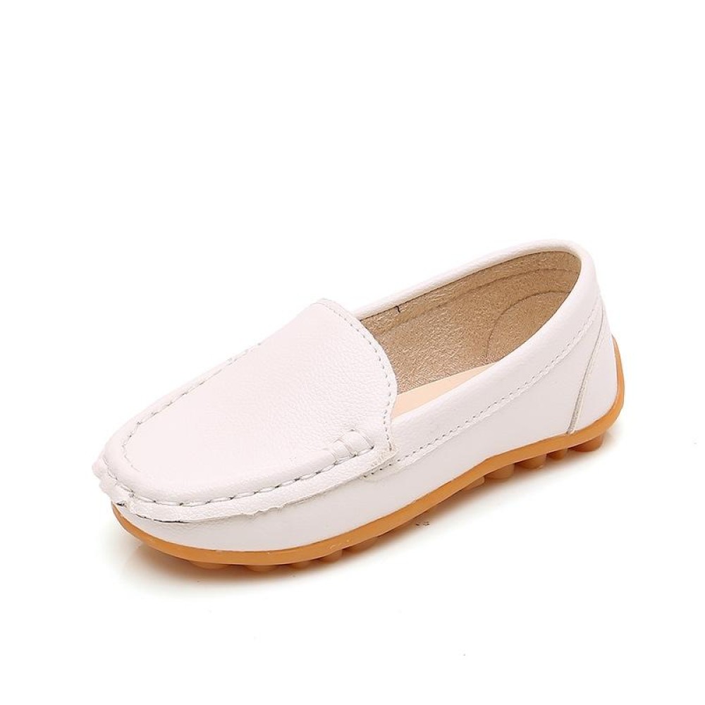2850 Anti-Slip Dance Bean Shoes Home Children Shoes, Size: 29(White)