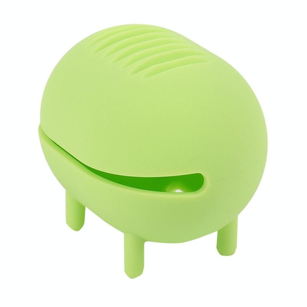 Beauty Makeup Egg Storage Breath Portable Silicone Makeup Products Air Cushion Powder Puff Box(Green)
