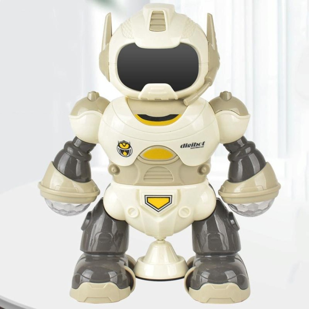 Intelligent Early Education Sound and Light Mechanical Robot Toys, Color: 5 Yellow