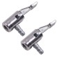 2pcs Vehicle Inflatable Pump Tube Joint Tire Mouth Gas Mouth Tube Fast Connector Inflatable Pump To Rotate