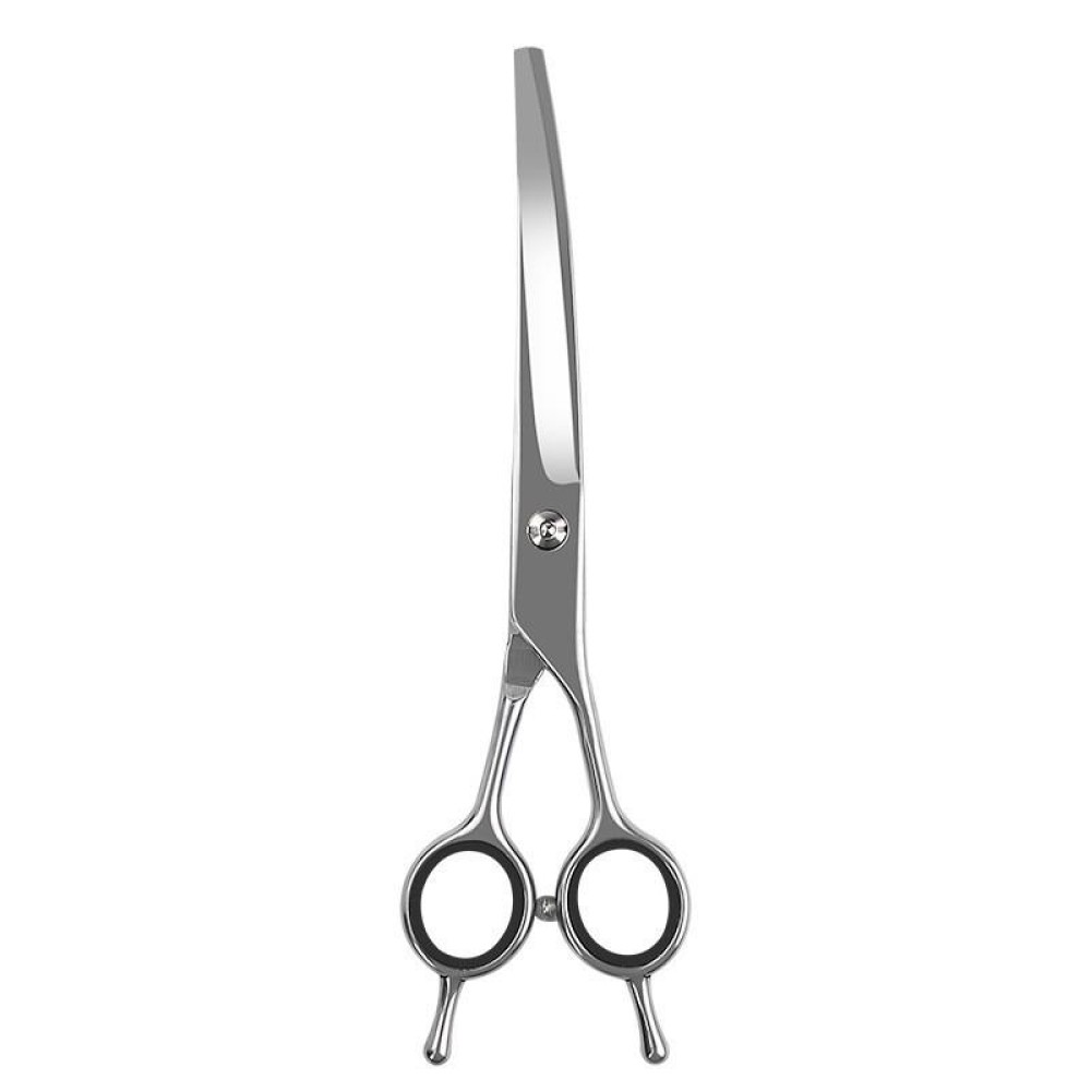 Pet Grooming Scissors Dog Cat Hair Trimming Haircutting Tools, Style: 7.0 inch Curved Shears