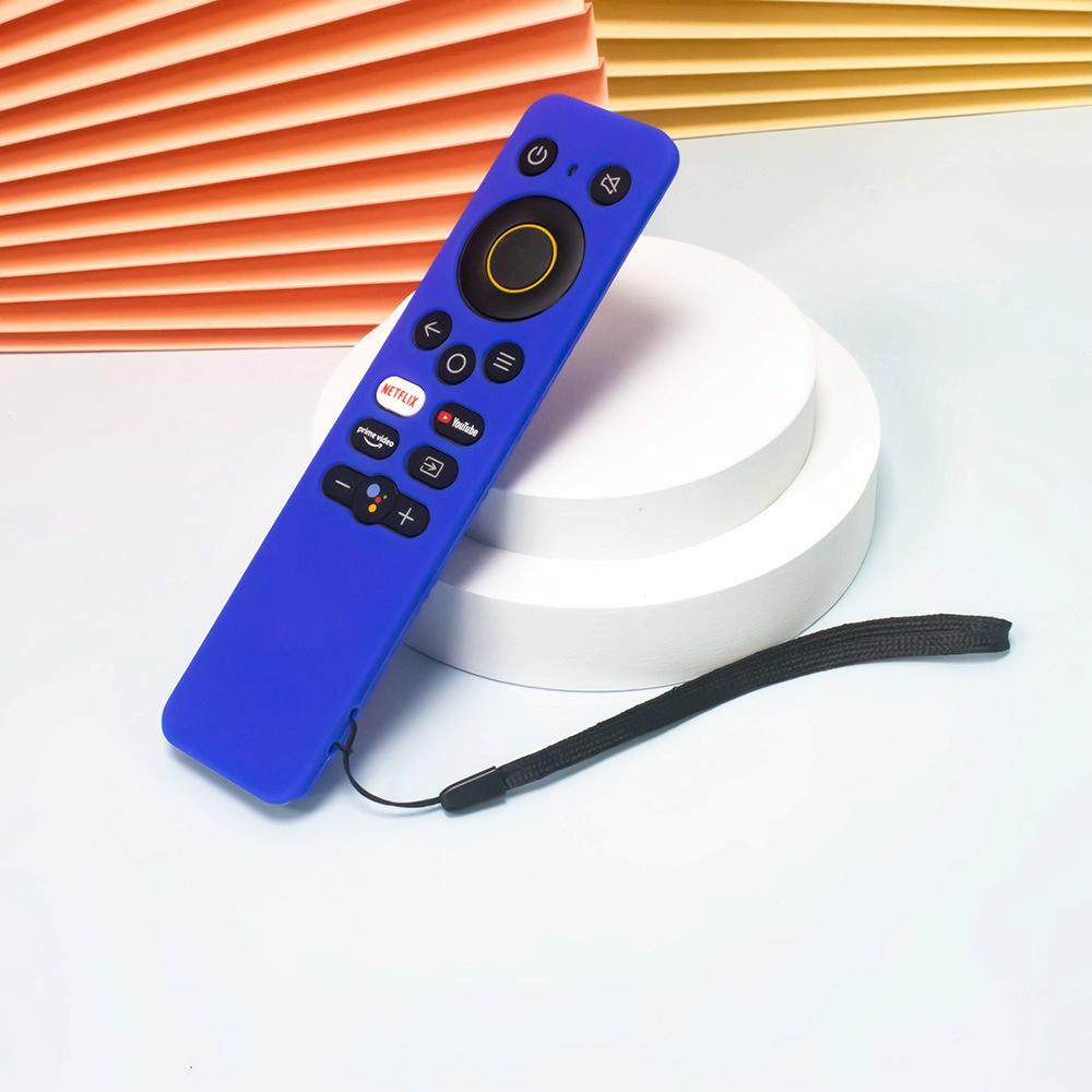 For Realme 32/43 Inch Y41 TV Remote Control All-Inclusive Anti-Drop Silicone Protective Case(Blue)