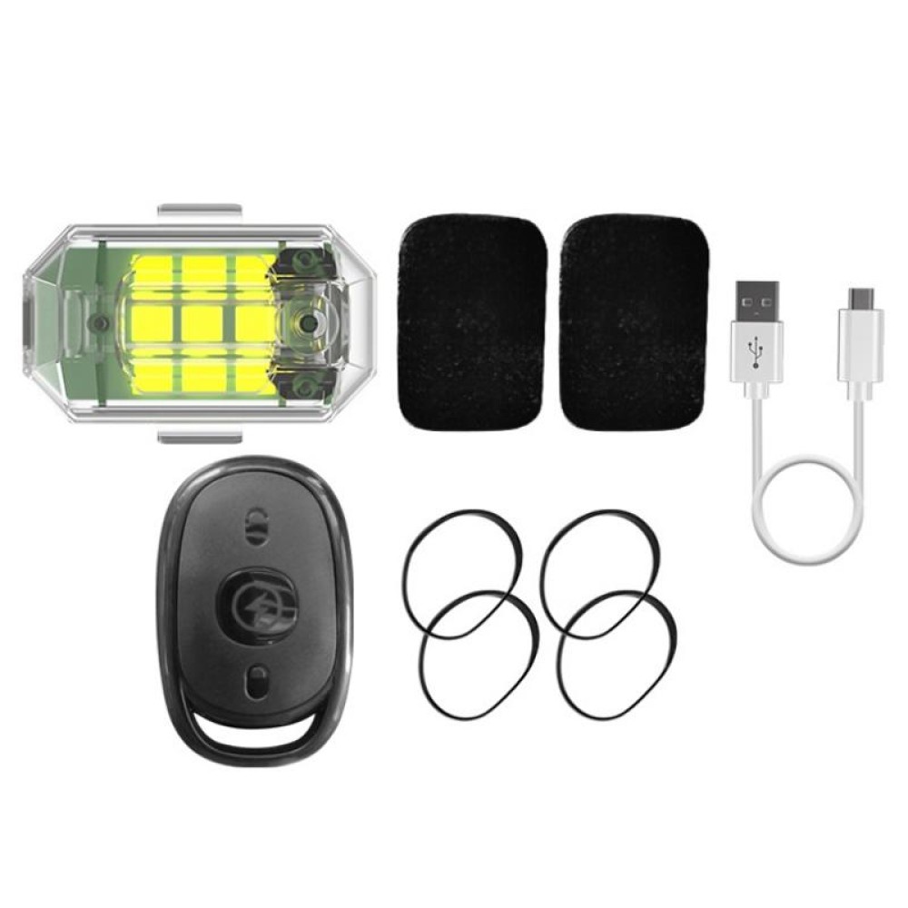 Remote Control LED Car Modified Electric Car Warning Tail Light, Specification: 1 Light+1 RC