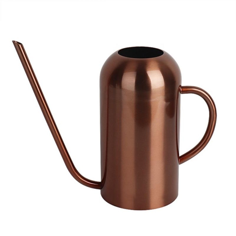 1500ML Household Gardening Stainless Steel Long Spout Heighten Watering Pot, Specification: Bronze