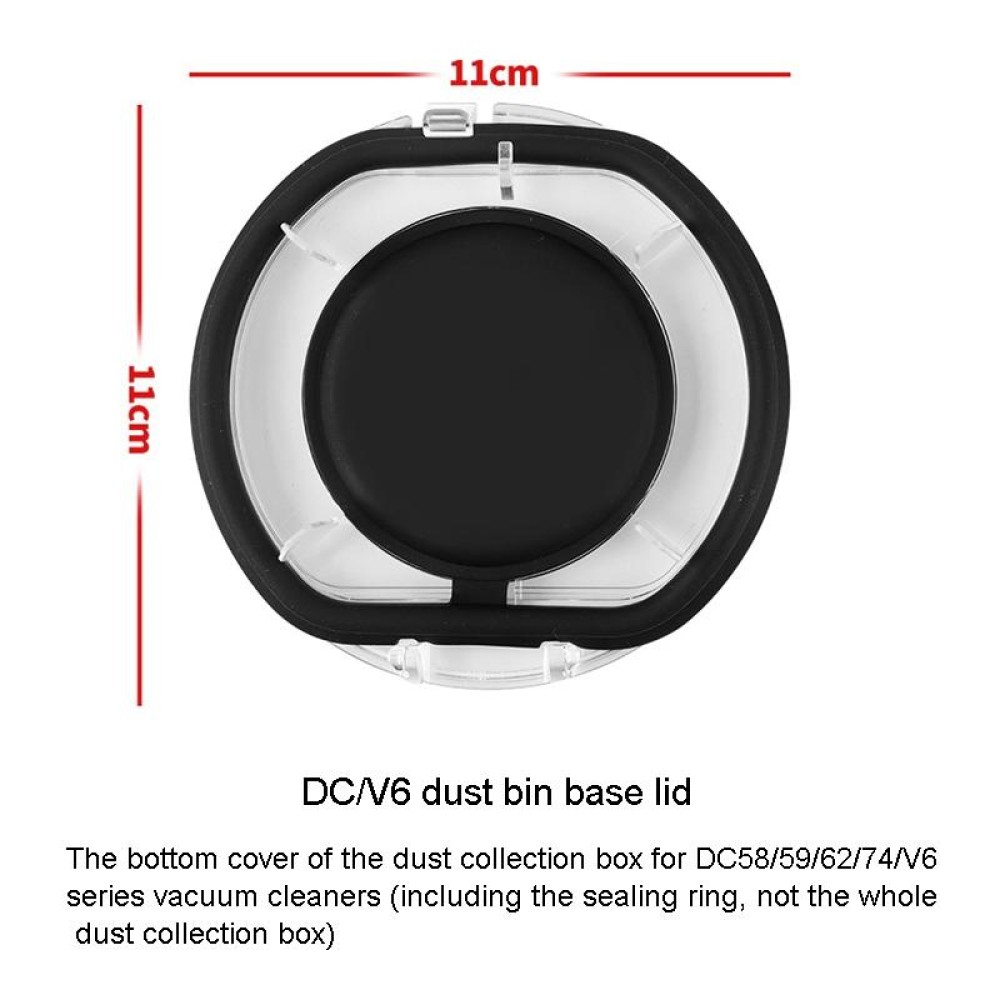 For Dyson V6 Dust Bin Base Lid Vacuum Cleaner Replacement Accessories