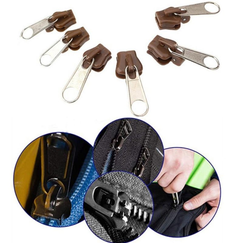 Multifunctional Zipper Puller Clothes Accessories(Coffee)
