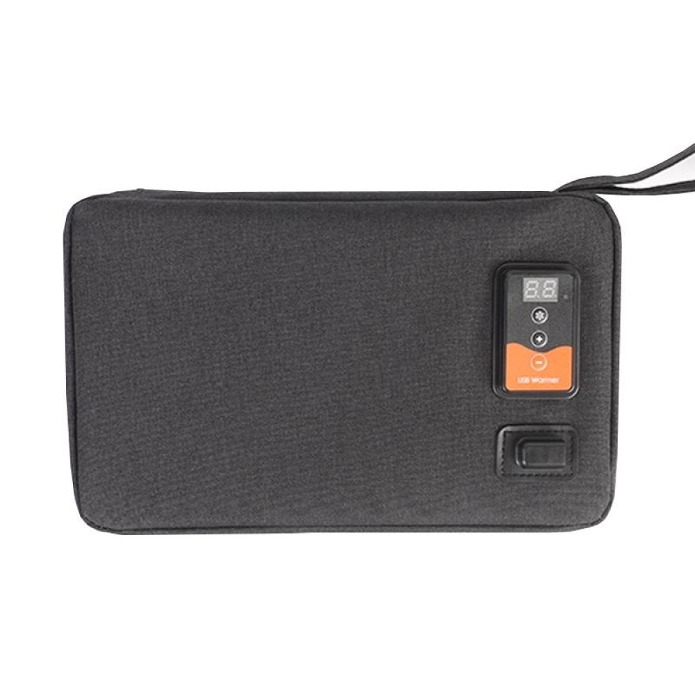USB Portable Smart Adjustable Constant Temperature Baby Wipes Heating Bag(Black)