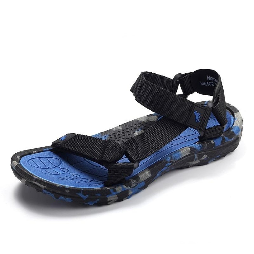 Men Sandals Summer Outdoor Sports Non-slip Shoes, Size: 39/40(Blue)