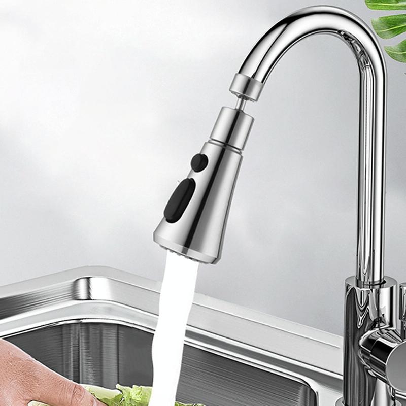 3 Functions Spray Head 360 Degree Swivel Faucet Spayer Head for Kitchen Faucet,Spec: Single Blade