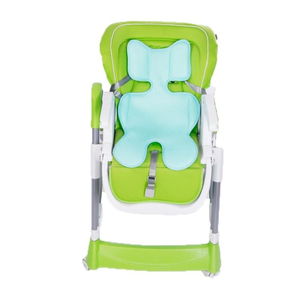 3D Baby Cart Mat Four Seasons Universal Baby Dining Chair Mat(Blue)