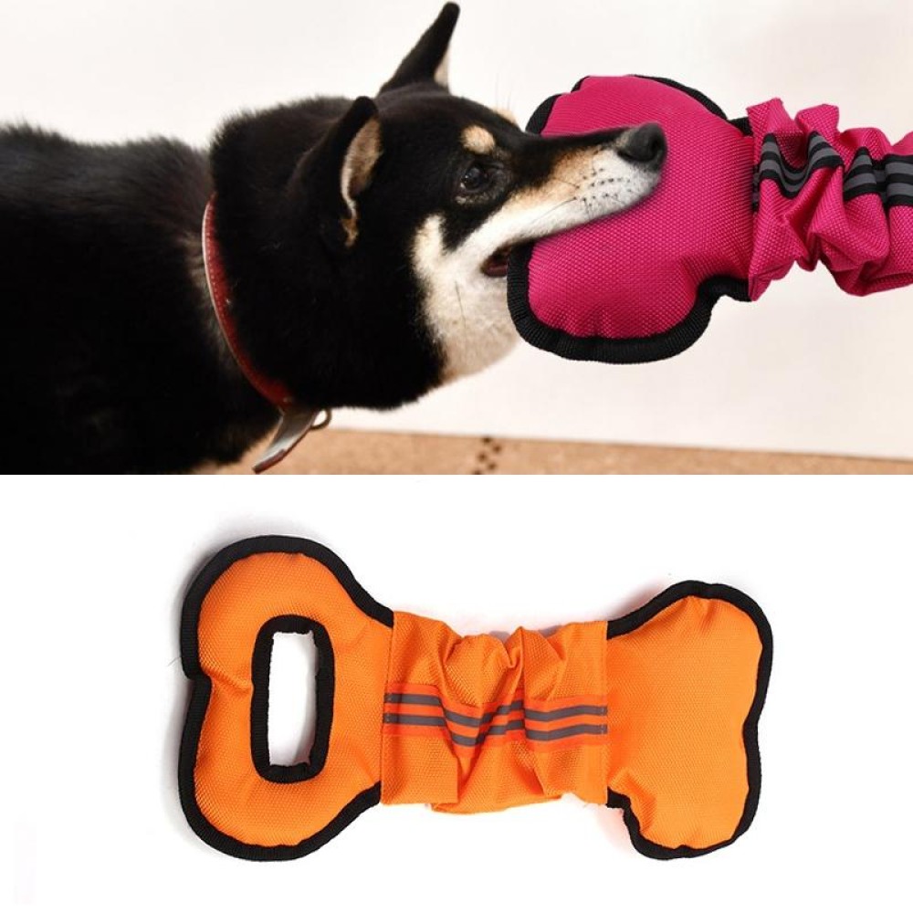 Oxford Cloth Dog Bite Stick Pet Training Toy(Orange)
