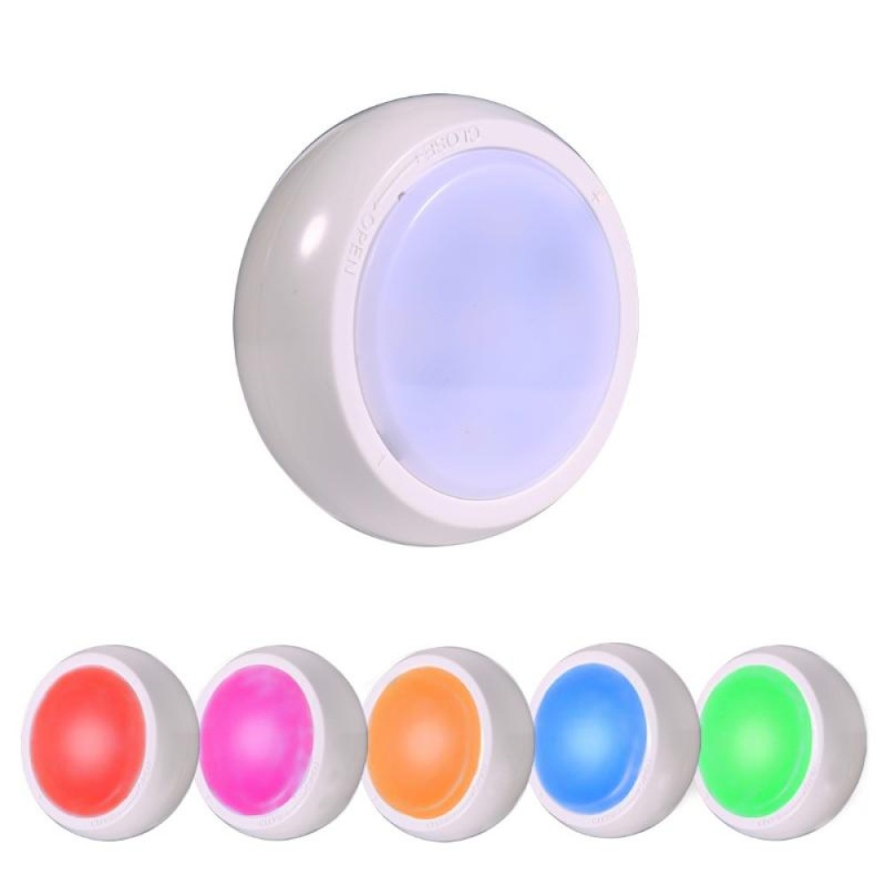 Ambience Pat Light Bedside Eye Protection Night Light, Color: RGBW Color Light Battery(1pcs No Remote Control)
