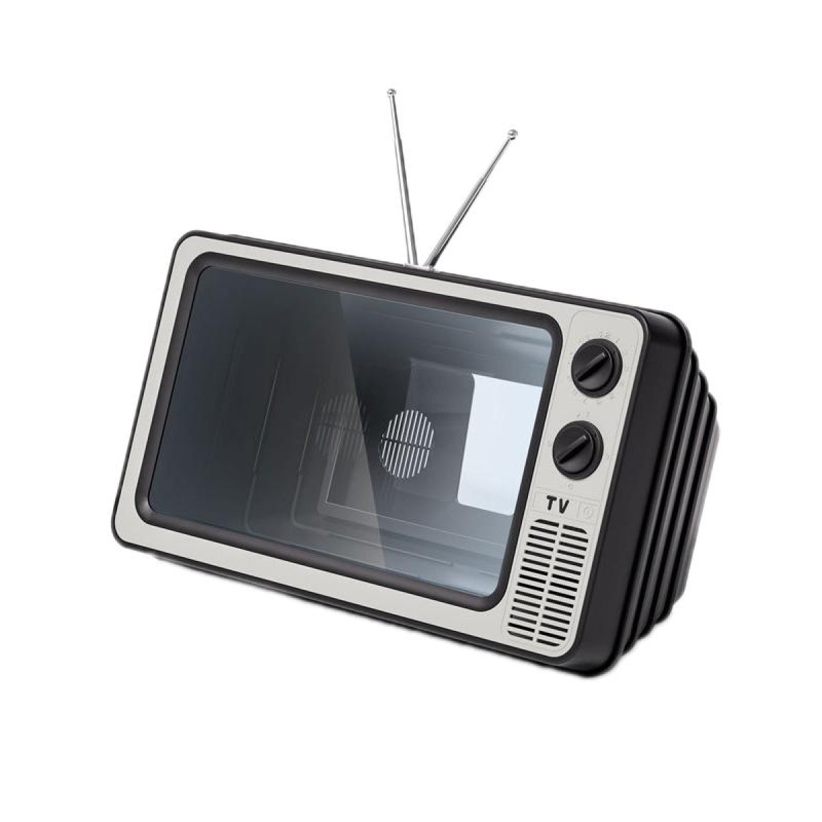 Retro TV Mobile Phone Screen Video Amplifier Mobile Phone Holder(Gray)
