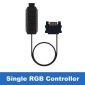 2pcs 5V ARGB 3-pin Light Mode Fan Speed Adjustment Color Controller SATA Power Supply