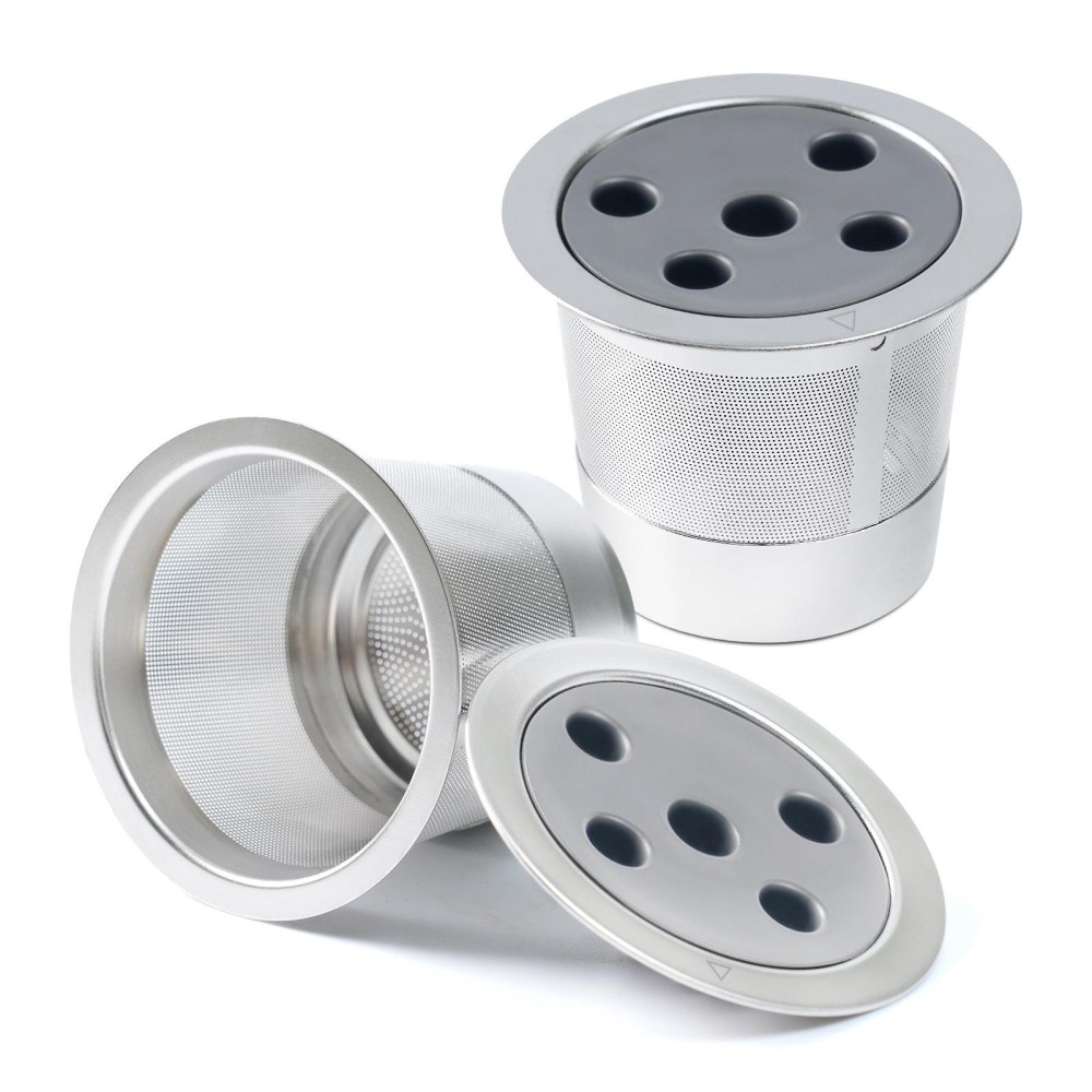 For Keurig K-Supreme Plus Coffee Machine Reusable Stainless Steel Filter Five-hole K Cup
