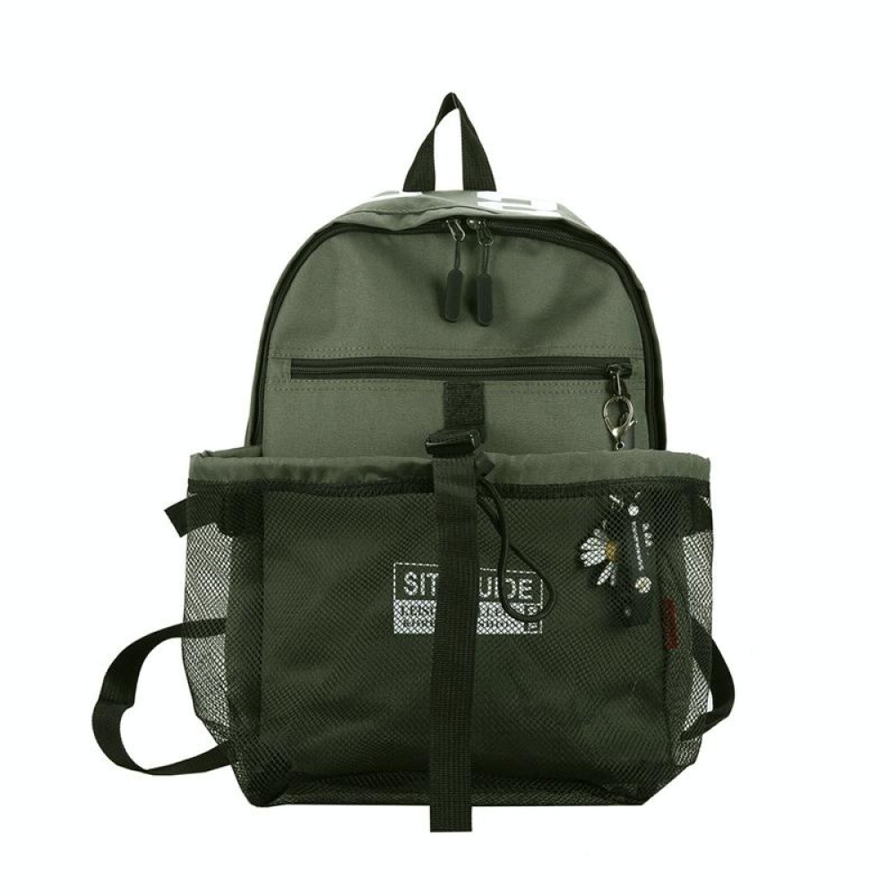 Spring Rope Basketball Bag Multifunctional Training Backpack Hand Lifting Capacity Sports Bag(Green)