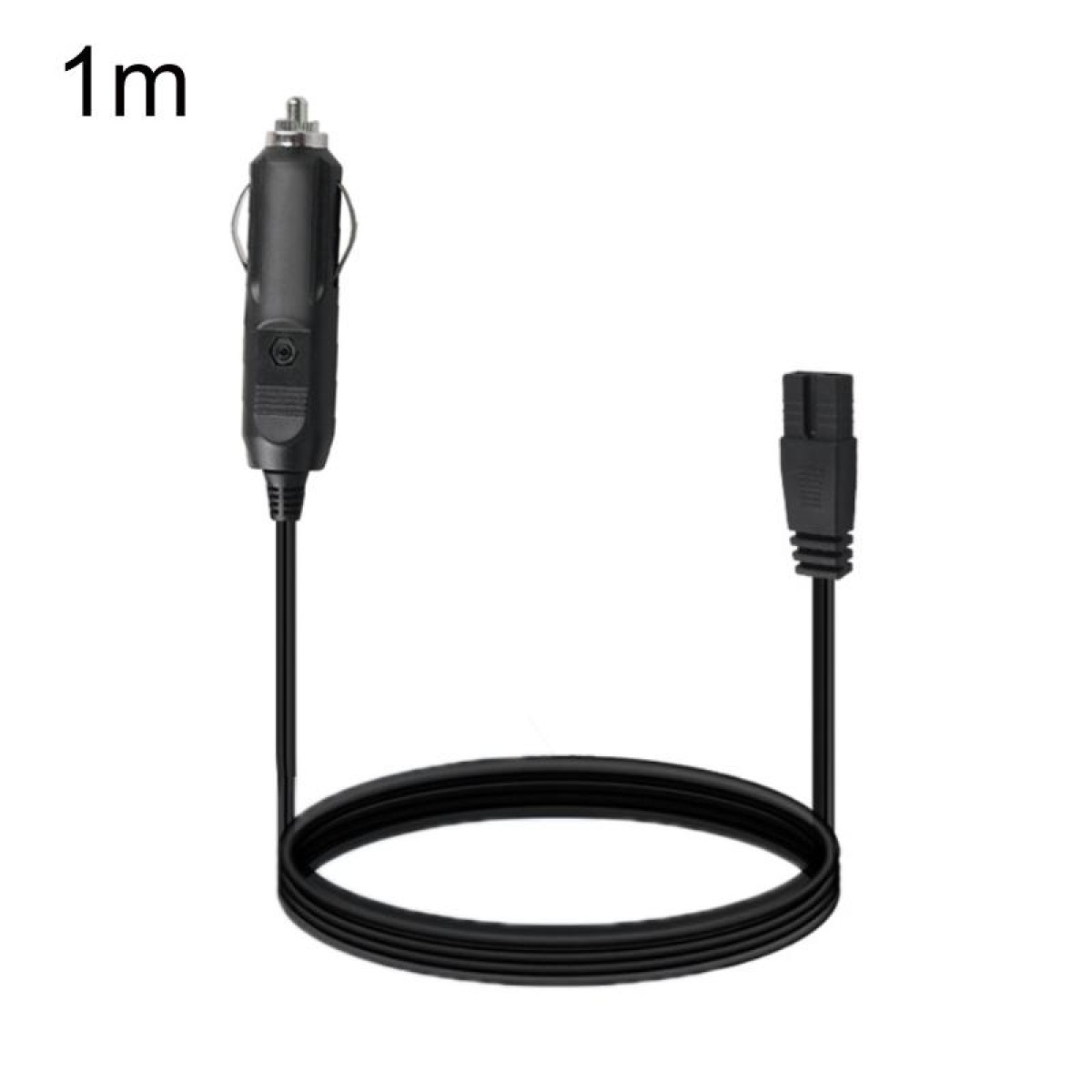 12V/24V Car Refrigerator Cable B Suffix Cigarette Lighter Plug Power Cord, Length: 1m Without Switch